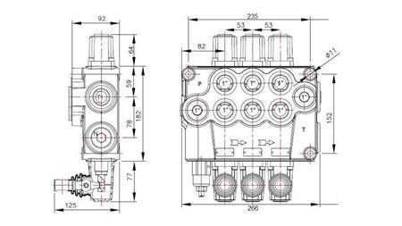 ZAWÓR HYDRAULICZNY 3xP120
