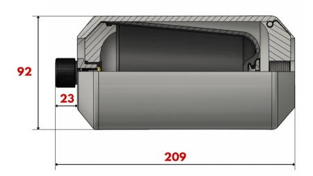 HYDRAULIC ACCUMULATOR 0.7 LIT - M18X1.5