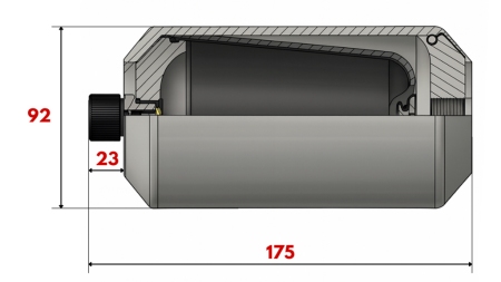 HIDRAULIČNI AKOMULATOR 0,45 LIT - M18x1,5