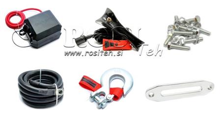 12 V ELEKTRIČNI VITEL DWM 13000 HD - 5897 kg - SINTETIČNA VRV