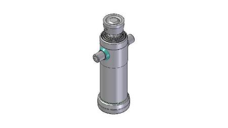 3045S -CYLINDER TELESCOPICZNY STANDARD/BALL 4 ETAPY SKOK 1190 ŚREDNICA 124