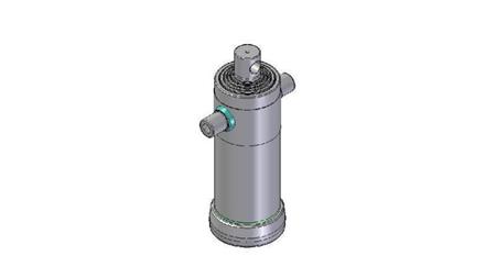 3057F -TELESCOPIC CYLINDER STANDARD/HOLE 5 STAGES STROKE 830 FI 152