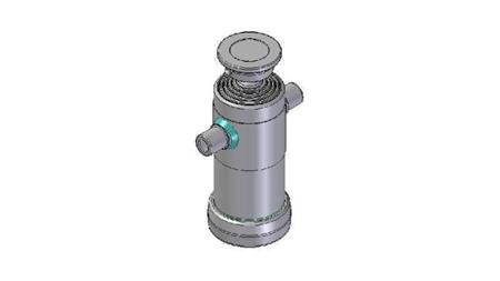 3093S -CYLINDER TELESCOPICZNY STANDARDOWY/KULOWY 5 ETAPÓW SKOK 1190 ŚREDNICA 124