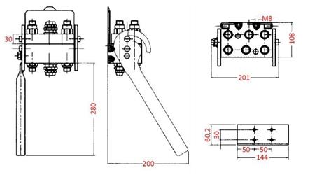 ACOPLAMENTO MULTI-RAPIDO 6 vias BSP1/2 PARTE MÓVEL