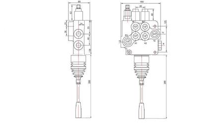 ZAWÓR HYD. 2xP80 JOYSTICK