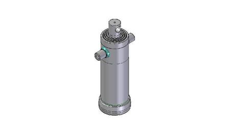 4043F -TELESCOPISK CYLINDER STANDARD/HUL 4 TRIN SLAG 1500 FI 152