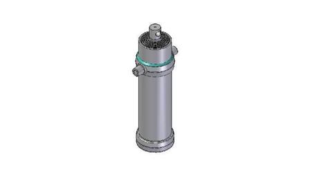 4064F -CYLINDER TELESKOPOWY STANDARD/OTWÓR 6 ETAPÓW PRZESUNIĘCIA 3585 ŚREDNICA 190