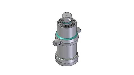4072F -TELESCOPIC CYLINDER STANDARD/HOLE 4 STAGES TRAVEL 1210 DIAMETER 170