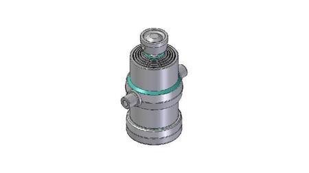 5005S -TELESCOPISK CYLINDER STANDARD/BALL 5 STEG SLAG 1275 DIAMETER 190