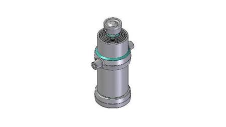 5007S -CYLINDER TELESCOPICZNY STANDARDOWY/KULOWY 5 ETAPÓW SKOK 1850 ŚREDNICA 190