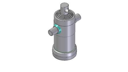 5021F -TELESCOPISK CYLINDER STANDARD/HUL 5 TRIN BEVÆGELSE 830 DIAMETER 112