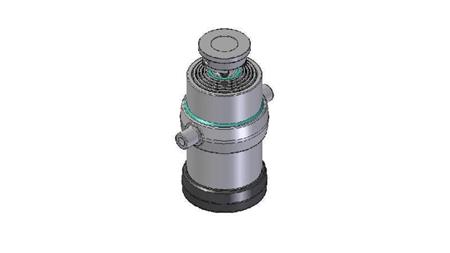 5033S -TELESCOPIC CYLINDER STANDARD/BALL 5 STUFEN HUB 1800 DURCHMESSER 215