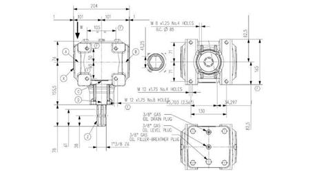 VINKELREDUSER TB-27J 1.46:1 (40HK-29.4kW)