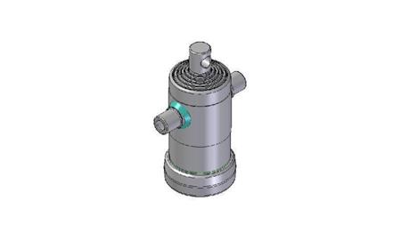 6003F -TELESCOPIC Sylinder STANDARD/HULL 6 TRIN REISE 1005 FI 124