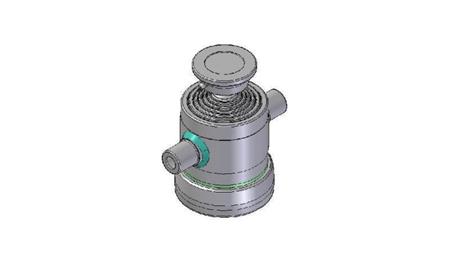 6005S -TELESCOPISK CYLINDER STANDARD/BOLL 6 STEG SLAG 690 DIAMETER 152