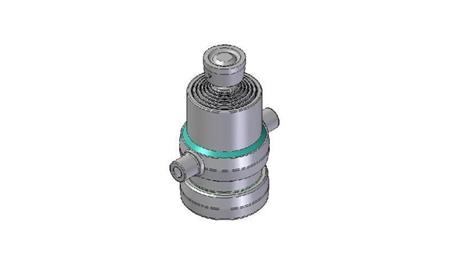 6018S -TELESCOPISK CYLINDER STANDARD/BOLL 6 STEG SLAG 1165 DIAMETER 170