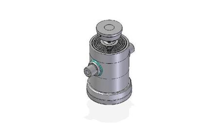 6032S -TELESCOPIC ZYLINDER STANDARD/KUGEL 6 STUFEN HUBLÄNGE 1605 DURCHMESSER 270