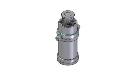 6055S -TELESCOPIC ZYLINDER STANDARD/KUGEL 6 STUFEN HUB 2895 DURCHMESSER 215