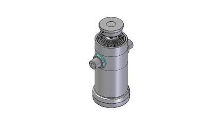 6065S -TELESCOPIC CYLINDER STANDARD/BALL 6 STAGES TRAVEL 2400 DIAMETER 240