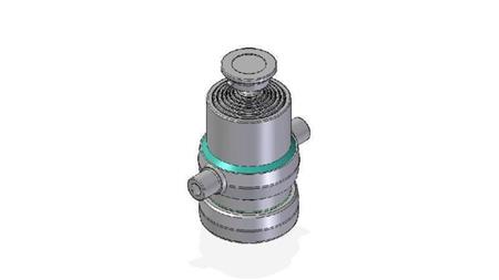 7006S -CYLINDER TELESCOPICZNY STANDARD/BALL 7 ETAPÓW SKOK 1360 ŚREDNICA 170
