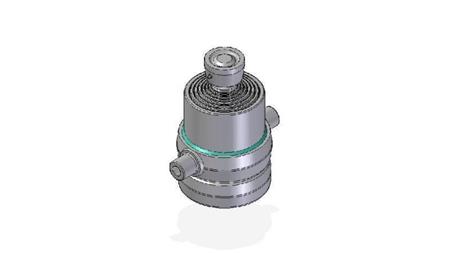 7015S -CYLINDER TELESKOPOWY STANDARDOWY/KULKA 7 ETAPÓW SKOKU 1135 ŚREDNICA 190