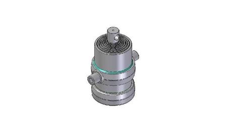 8003F - TELESCOPISK CYLINDER STANDARD/HÅL 8 STEG SLAG 1700 FI 190