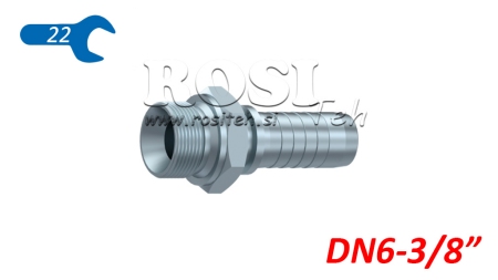 HYDRAULIC FITTING BSP MALE DN6-3/8