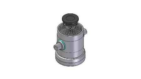 8011S -TELESCOPIC CYLINDER STANDARD/BALL 8 STAGES TRAVEL 1995 DIAMETER 240