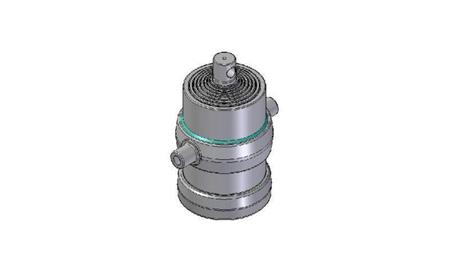 8019F -CYLINDER TELESKOPOWY STANDARDOWY/OTWÓR 8 ETAPÓW SKOKU 1750 ŚREDNICA 215