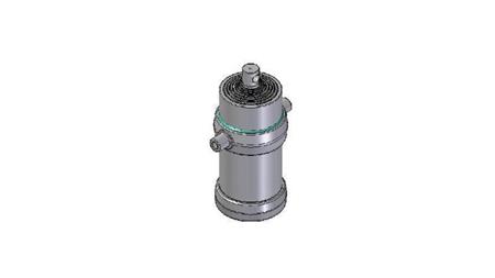 8024F -TELESCOPIC CYLINDER STANDARD/HOLE 8 STAGES STROKE 2925 FI 215