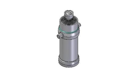 8025S -CYLINDER TELESKOPOWY STANDARDOWY/KULKA 8 ETAPÓW SKOKU 3330 ŚREDNICA 215