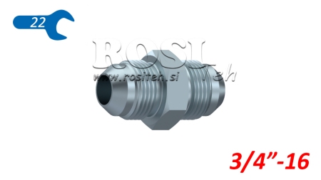 HYDRAULIC DOUBLE SCREW JACK JIC74° 3/4
