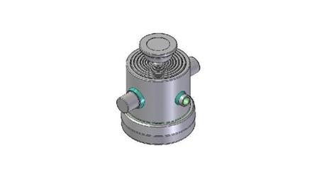 8300S -CYLINDER TELESKOPOWY STANDARDOWY/KULKA 8 ETAPÓW SKOKU 1000 ŚREDNICA 190