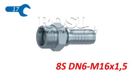 HIDRAVLIČNI PRIKLJUČEK CES 8 S MOŠKI DN6-M16x1,5