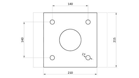 AKMENS GRABAS BSG 300 TG 500 kg - 875 mm