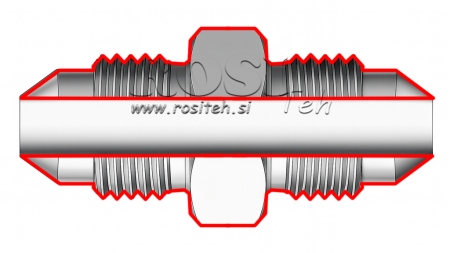 HYDRAULIC DOUBLE SCREW JACK JIC74° 3/4