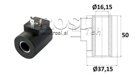 ELEKTROMAGNETINIS RITĖ 230VAC - SAE10 - fi 16.15mm-50mm 26W