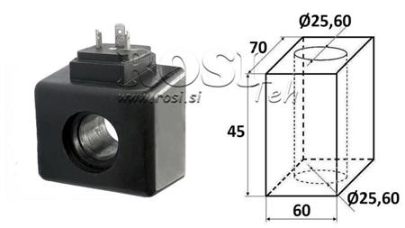 BOBINA ELETROMAGNÉTICA 230VAC - DS5 - fi 25.6mm-45mm