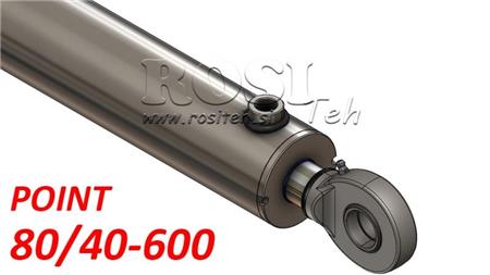 HIDRAULINIS CILINDRAS 80/40-600