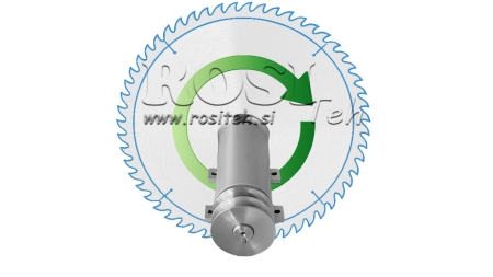 CAST IRON CIRCULAR SAW SHAFT 300MM (RIGHT THREAD)