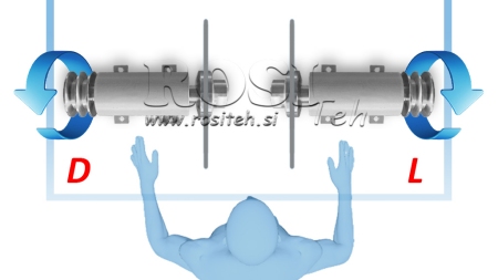 CAST IRON CIRCULAR SAW SHAFT 300MM (RIGHT THREAD)