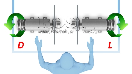 CAST IRON CIRCULAR SAW SHAFT 300MM (RIGHT THREAD)
