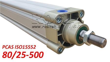ΠΝΕΥΜΑΤΙΚΟΣ ΚΥΛΙΝΔΡΟΣ PCAS 80/25-500 BE ISO15552