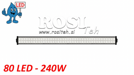 LUZ DE TRABAJO LED - LUZ 80 LED 240W 12V-24V COMBO 106CM MEGA