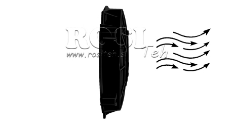 VENTILATEUR AXIAL 280MM PULL 12V