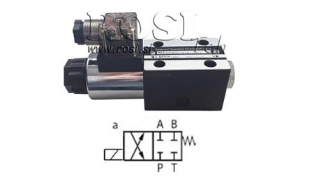 VÁLVULA HIDRÁULICA ELETROMAGNÉTICA CETOP 3 12/24/230V 1A