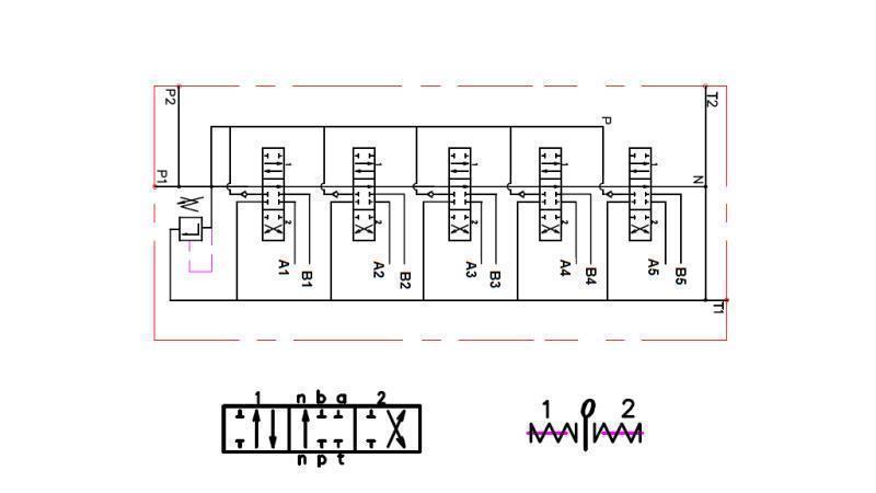 schemat okablowania 5xP40