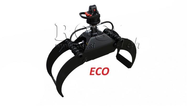 LESNÍ GRIP LG510 kg ECO - 1030 mm ROTÁTOR 1000/500 KG S NÁPRAVOU