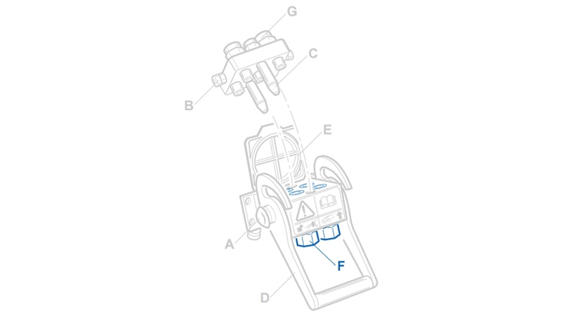 FEMALE QUICK COUPLING FOR MULTI-FASTER 3/8 3PLK,3PLV FIXED PART