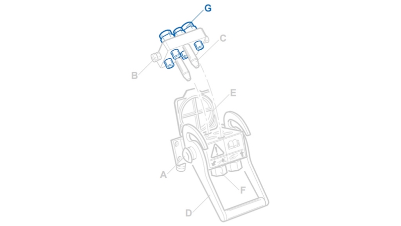 MALE QUICK COUPLING FOR MULTI-FASTER 9/16 3PLK,3PLV B MOBILE PART